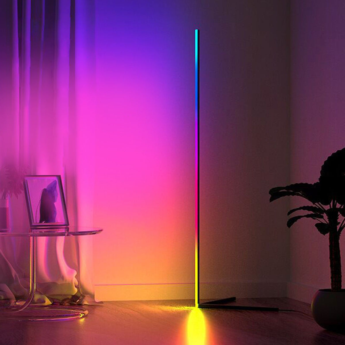 Modern RGB Corner Floor Lamp GT050 - GTRacing Gaming Chair