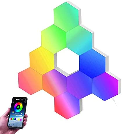 Hexagon LED Wall Light Panels (10 Pack) - GTRACING