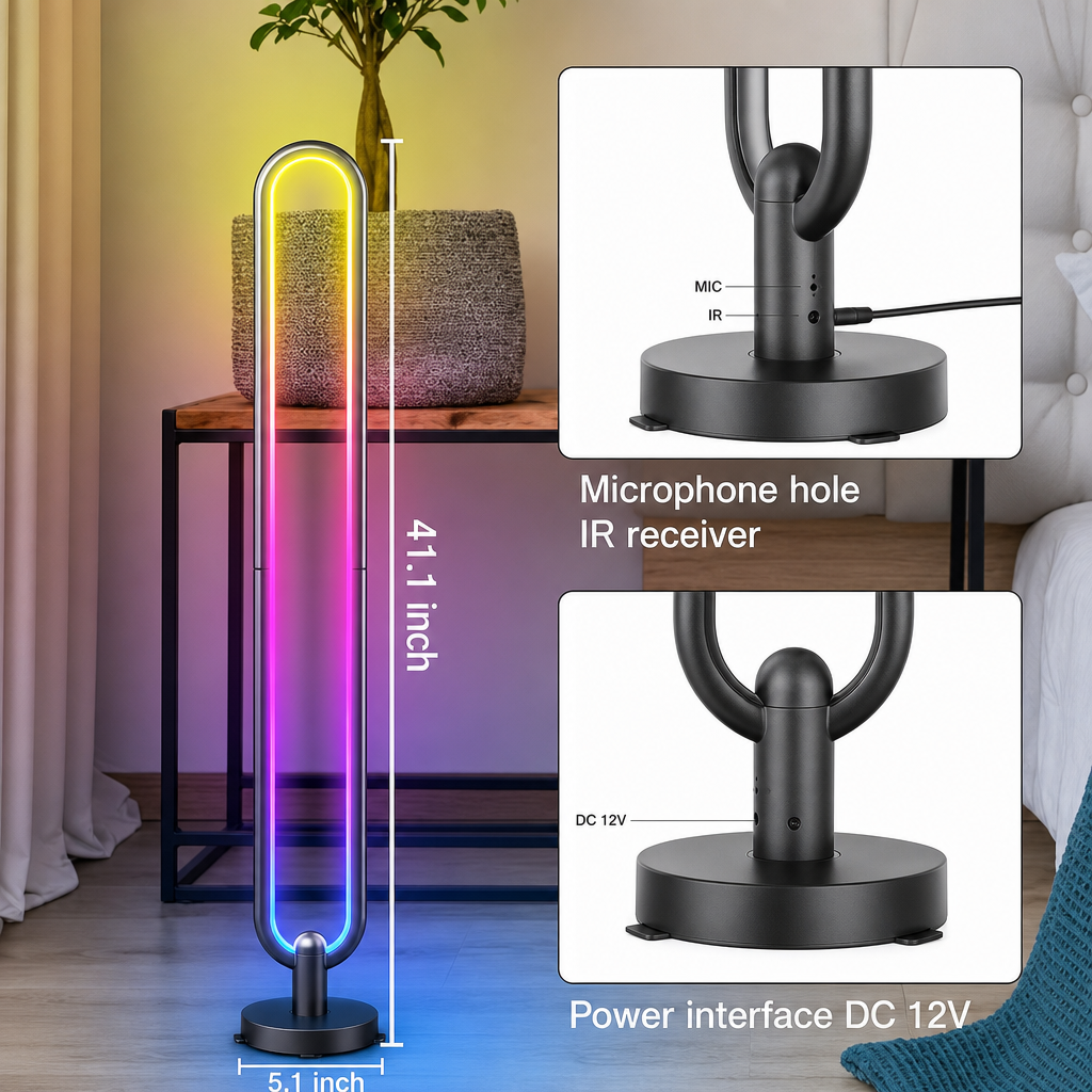 【GIVEAWAY CAMPAIGN】LYNCK 41" U-shaped Floor Lamp HCP050