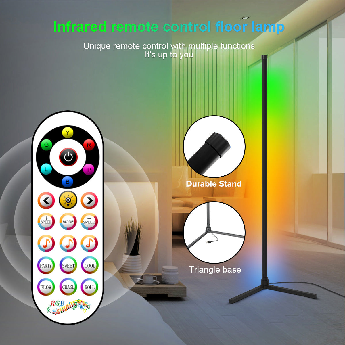 Colorful Cound Floor Lamp // GT050-RGB - GTRACING