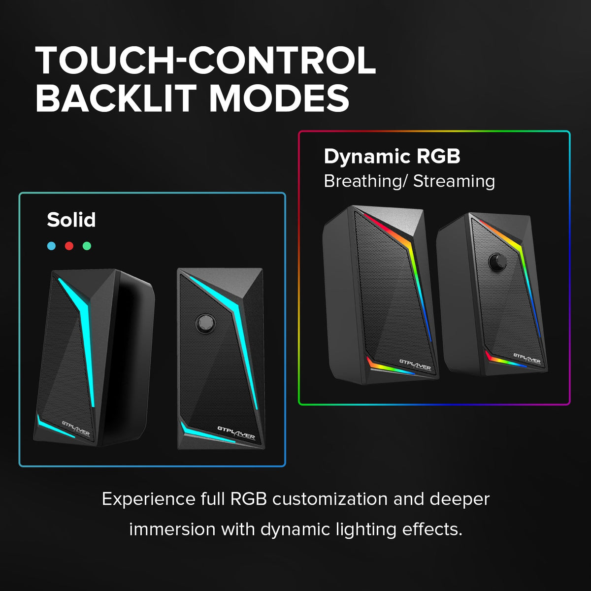 Gaming Bluetooth Speaker GT-Spker 2 (GT Lynck3 USB Bluetooth Transmitter included) - GTRACING
