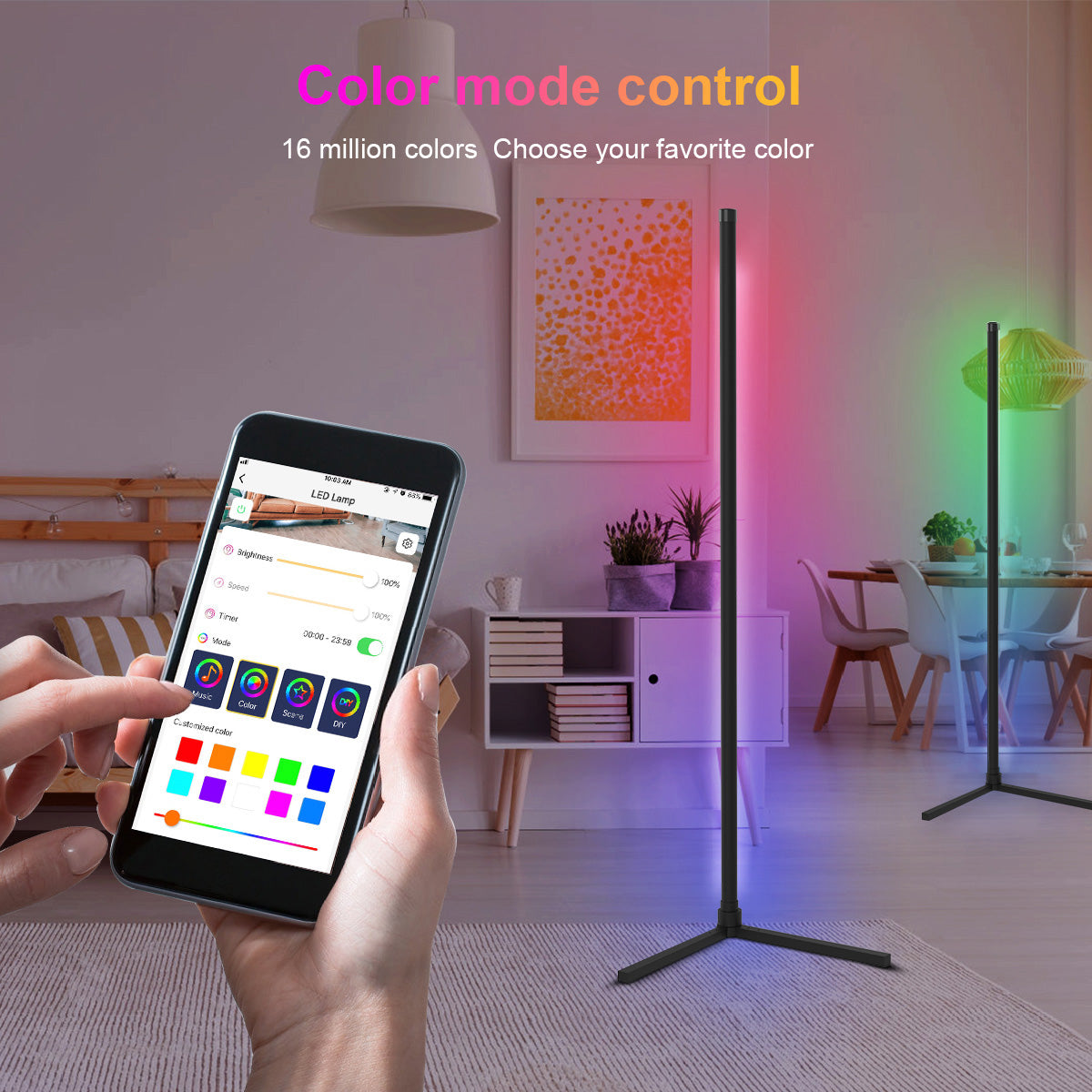 Colorful Cound Floor Lamp // GT050-RGB - GTRACING