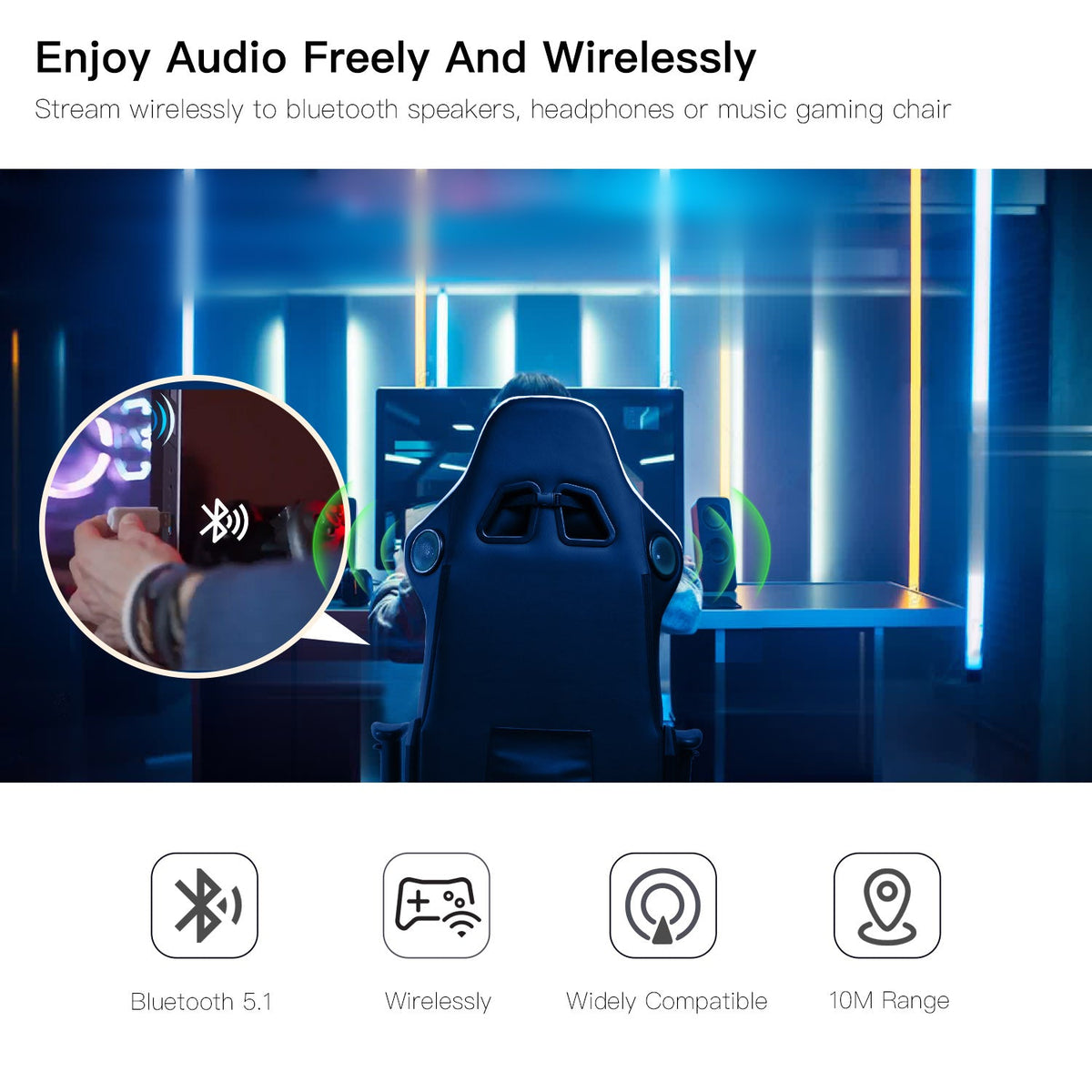 GTRACING USB Bluetooth Transmitter // GT Lynck1 - GTRACING
